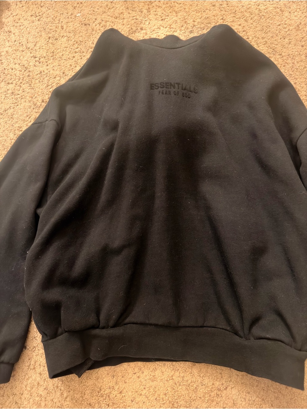 Fear of God Essentials Men’s Black hoodie Sweatshirt